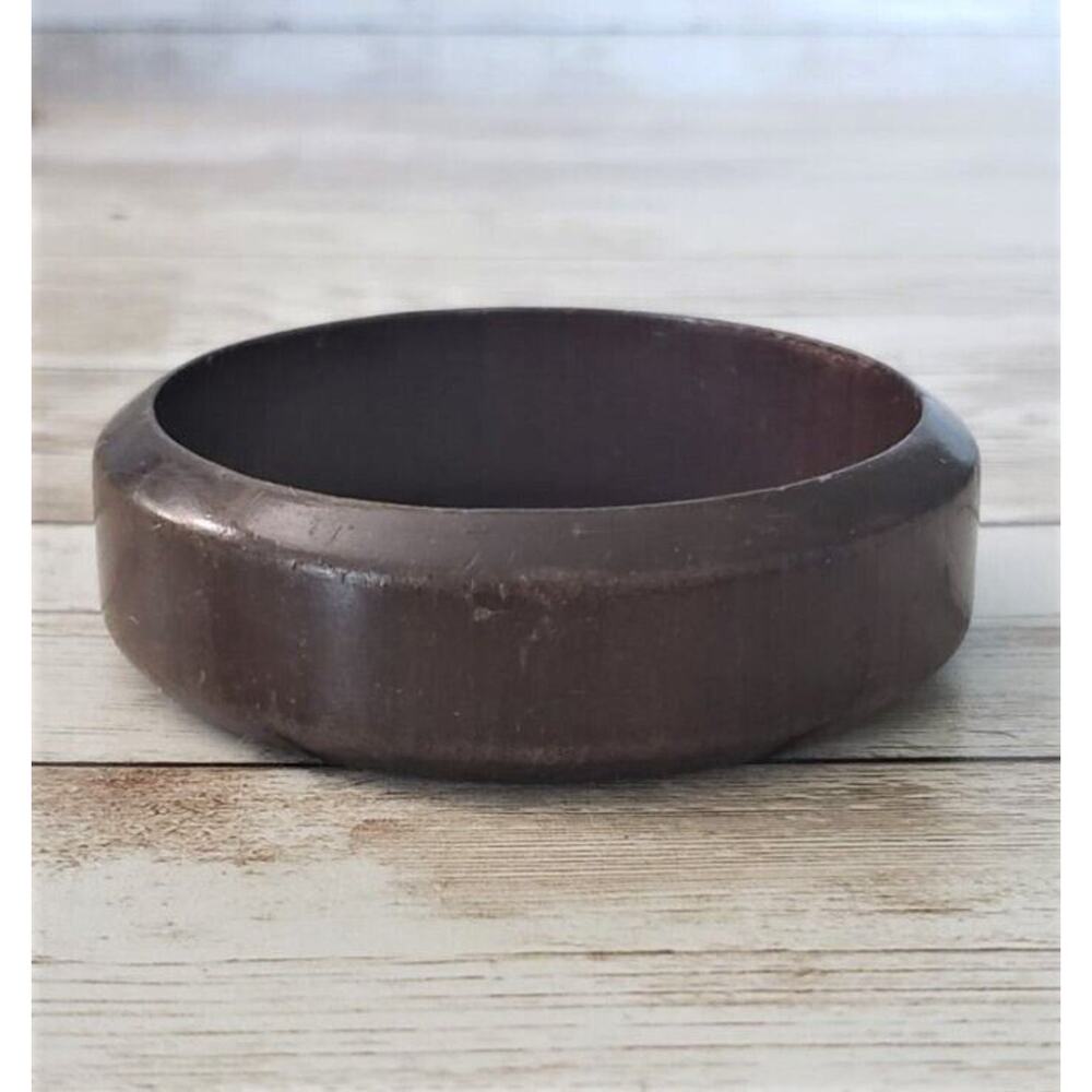 Vintage Bracelet / Bangle - Dark Brown Wooden?